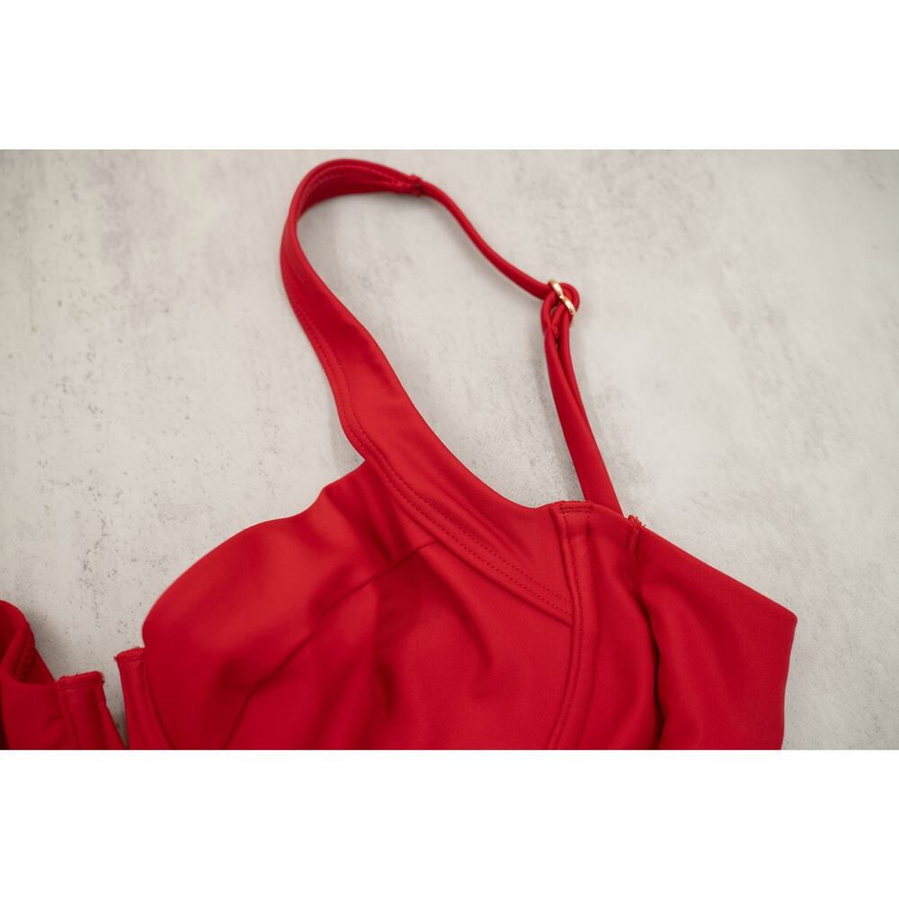 Quince Red One-Piece Swimsuit NWT Size Small - Picture 3 of 5